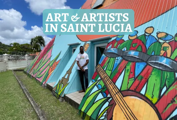 Saint Lucia artists Heatheronhertravels.com