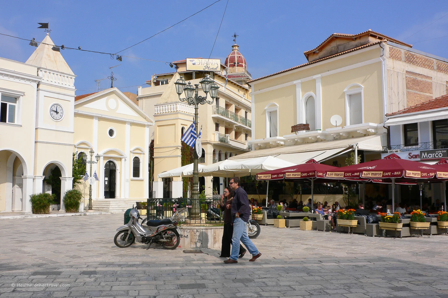 San Marco's square in Zante town