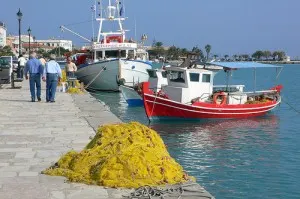 Harbour of Zante town