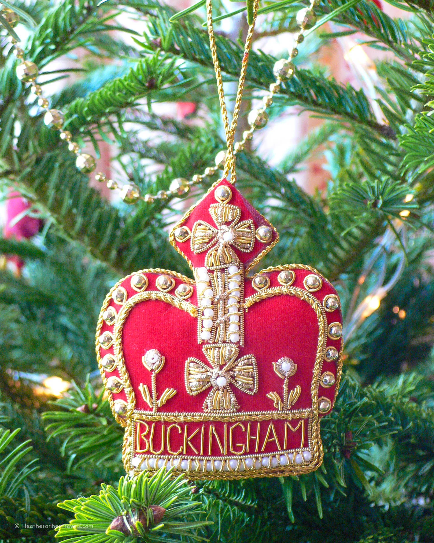 Christmas decoration from Buckingham Palace