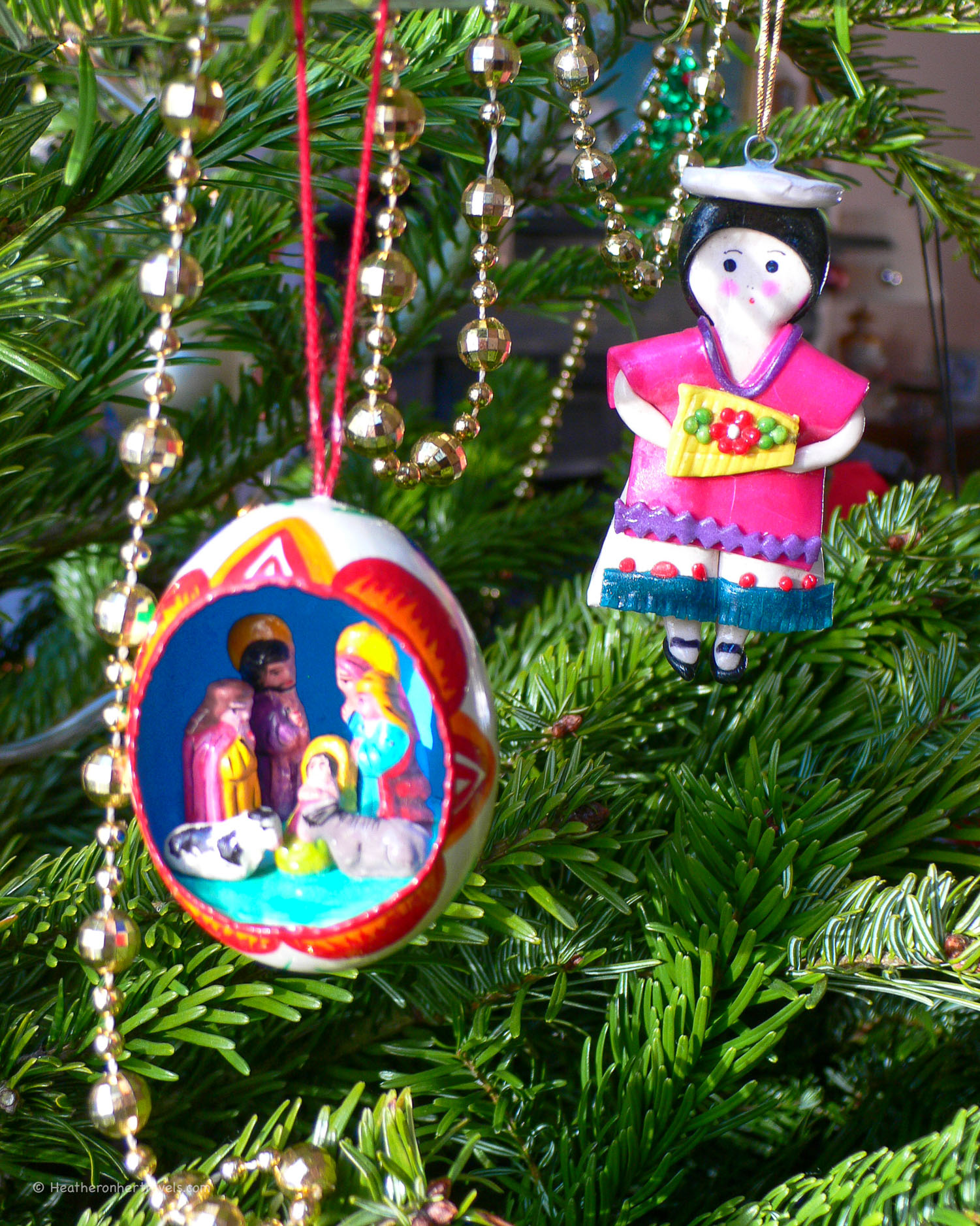 Christmas decorations from Ecuador