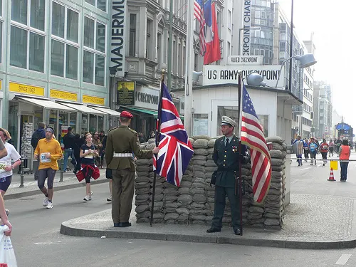 Checkpoint Charlie on Berlin