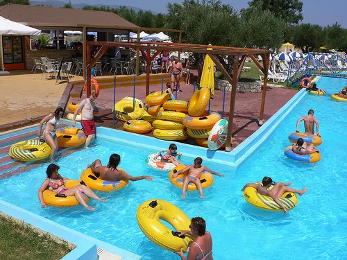 Water park at Zakynthos