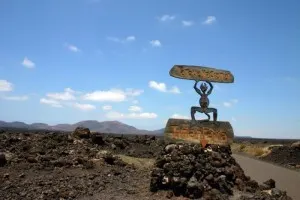 Timnafaya national park on Lanzarote