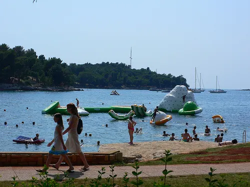 Swimming in Istria Croatia