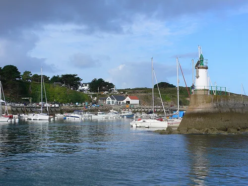 Harbour at Houat in Brittany