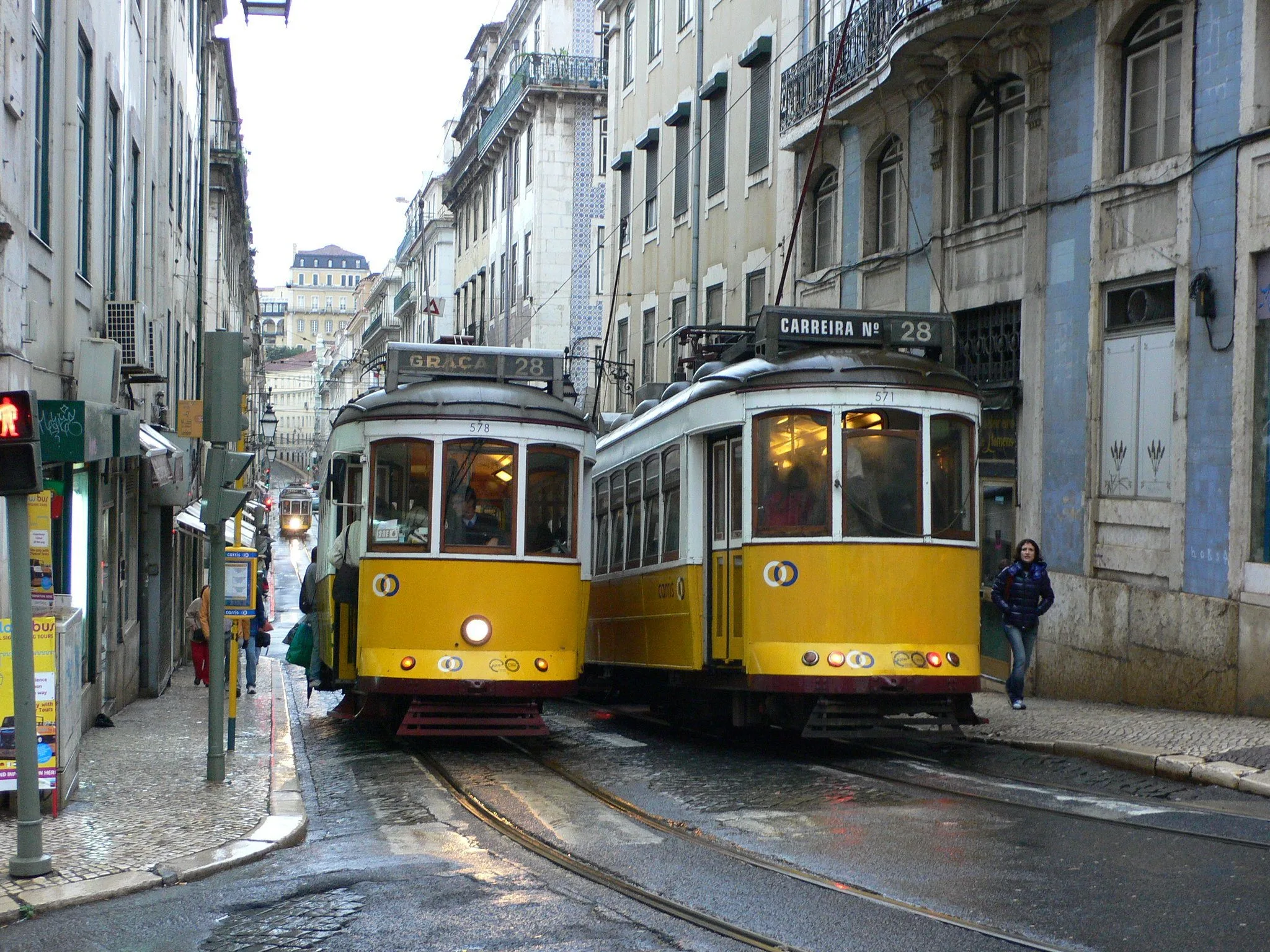 Lisbon trams - Weekend in Lisbon