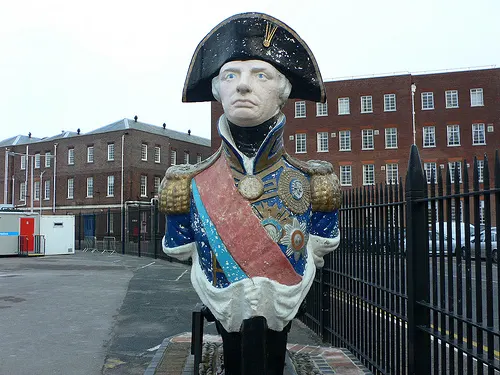 Figurehead of Nelson at Portsmouth Historic Docks