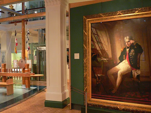 Portrait of Nelson at the Historic Dockyards Museum, Portsmouth