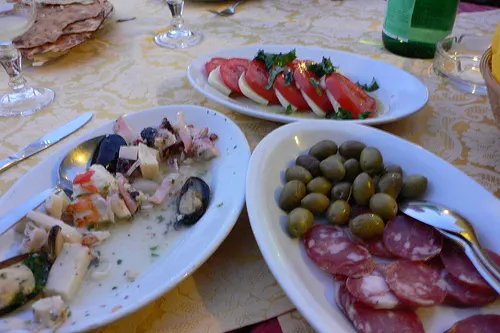 Antipasto in Sardinia