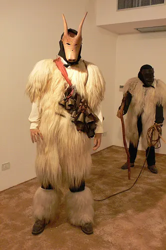 Carnival costumes at the Museum of costume in Nuoro