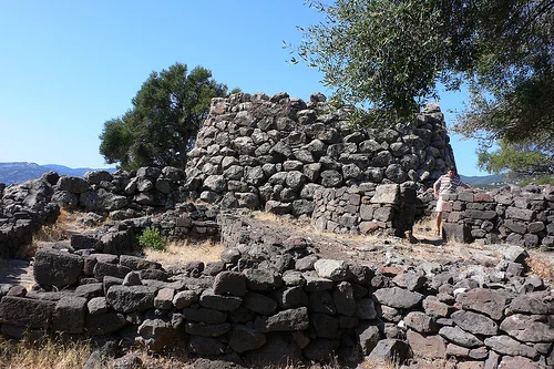 Nuragic Village at Nuraghe Mannu, Sardinia