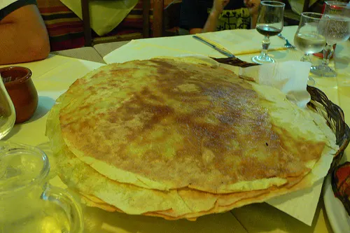 Pane carasau in Sardinia