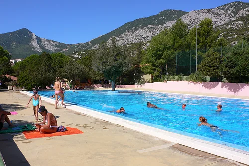 Pool at Camping Cala Gonone, Sardinia