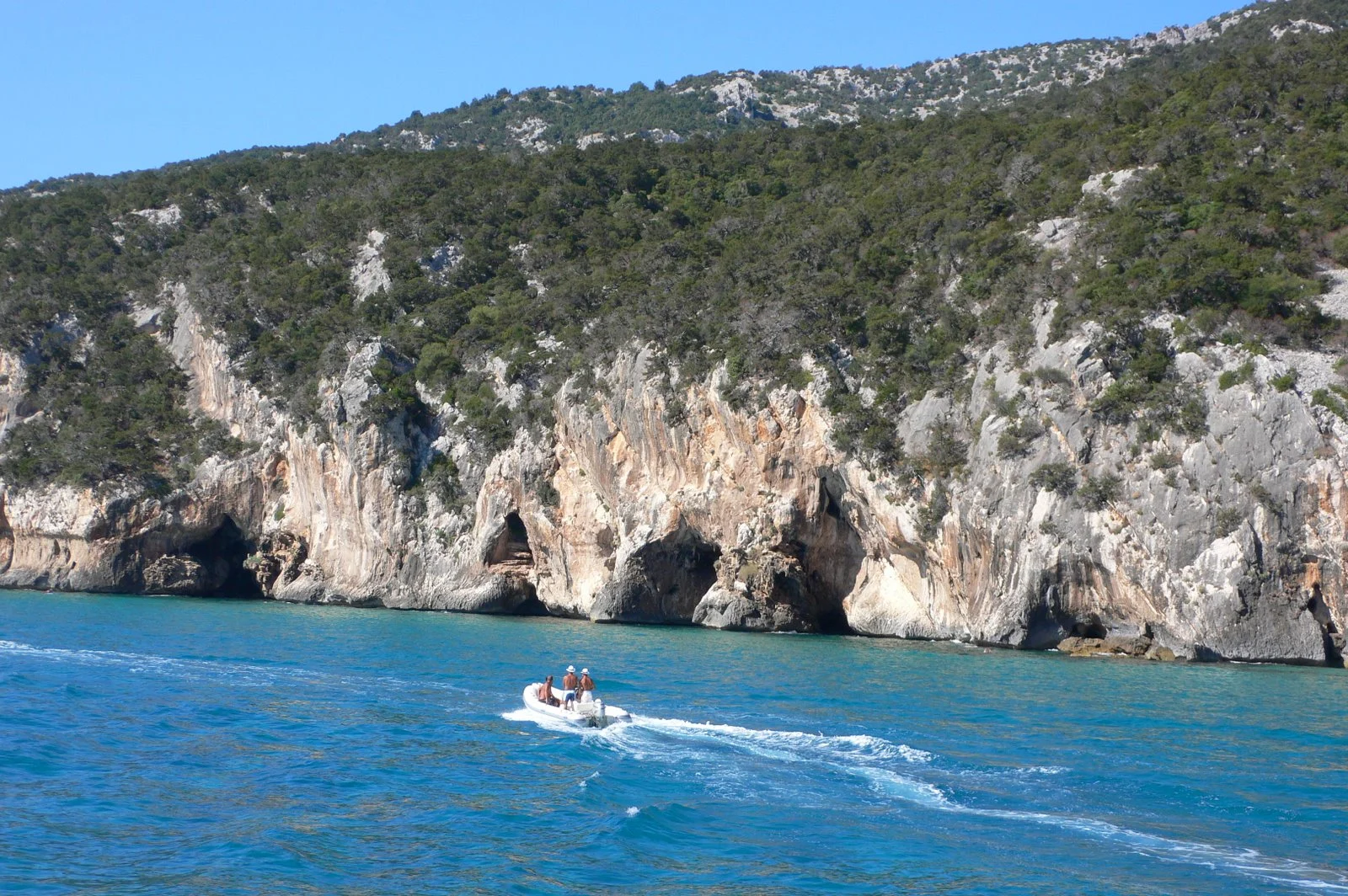 Sea caves and a boat trip - in Sardinia