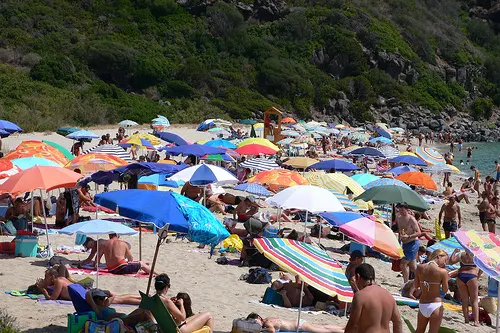 Spiaggia Cartoe near Cala Gonone, Sardinia