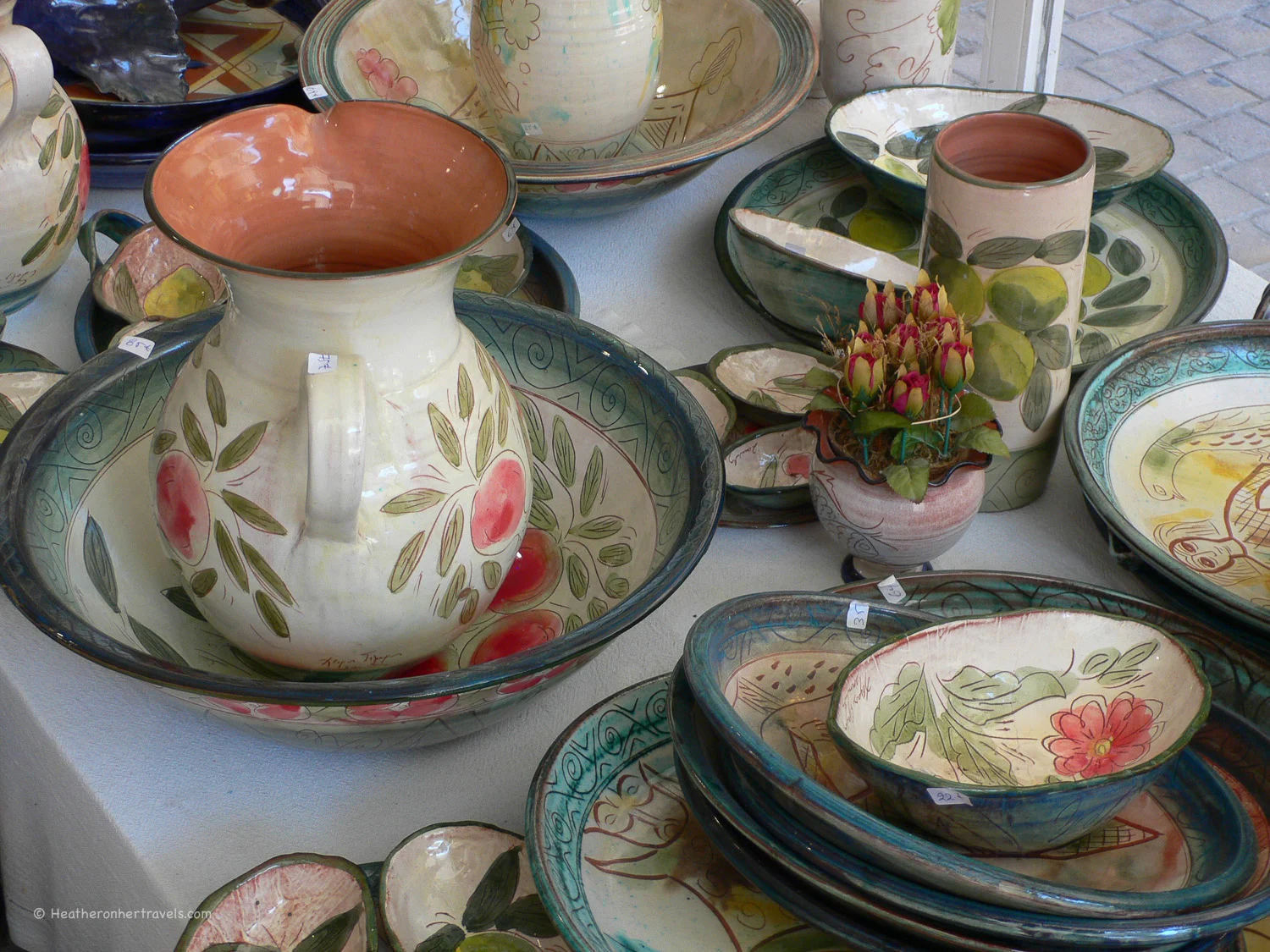 Sigouros Pottery shop in Zante Town, Zakynthos