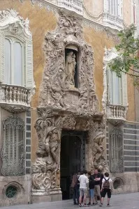 Entrance in the Ceramics Museum in Valencia