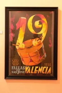 Fallas poster Fallas museum