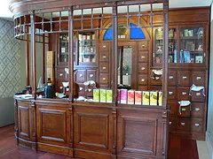 Herbalist counter at Hotel Heritage Av. Liberdade in Lisbon