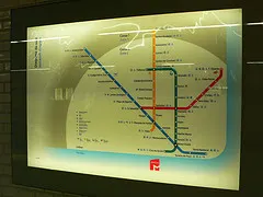 Metro map of Lisbon