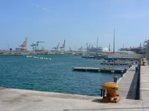 Port area which hosted the Americas cup last year in Valencia