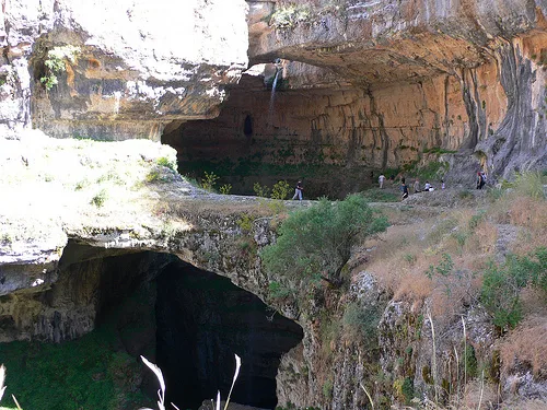 Baatara Pothole, near Tannourine in Lebanon