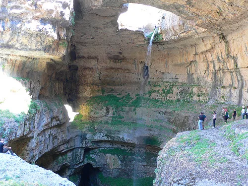 Baatara pothole, near Tannourine, Lebanon