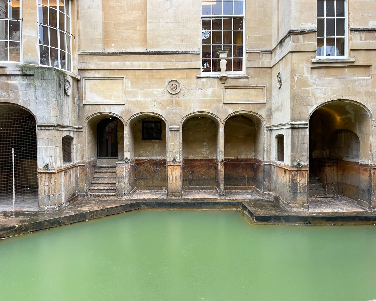 King's Bath at the Roman Baths in Bath Photo Heatheronhertravels.com