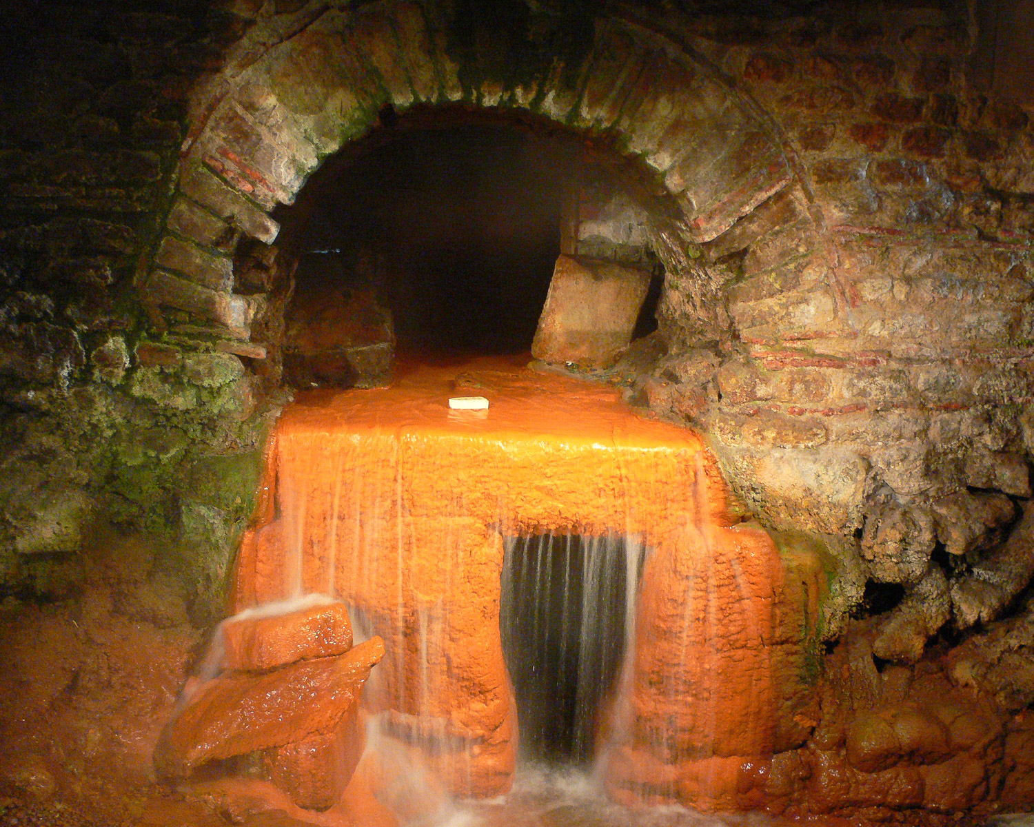 Roman drains at the Roman Baths in Bath Photo Heatheronhertravels.com