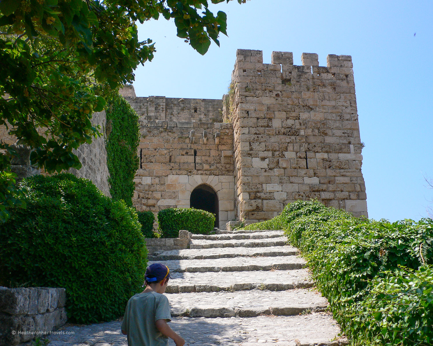 Crusader castle at Byblos in Lebanon