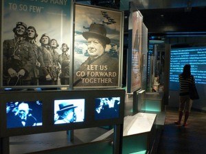 Churchill war rooms in London - into the underground bunker