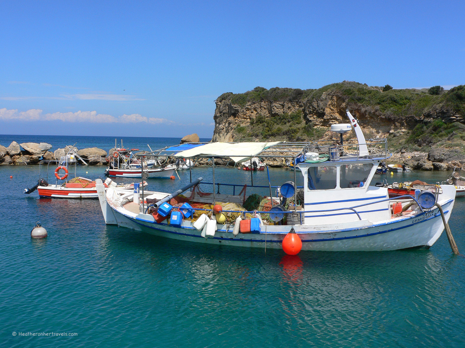 Fishing boats at Porto Roma