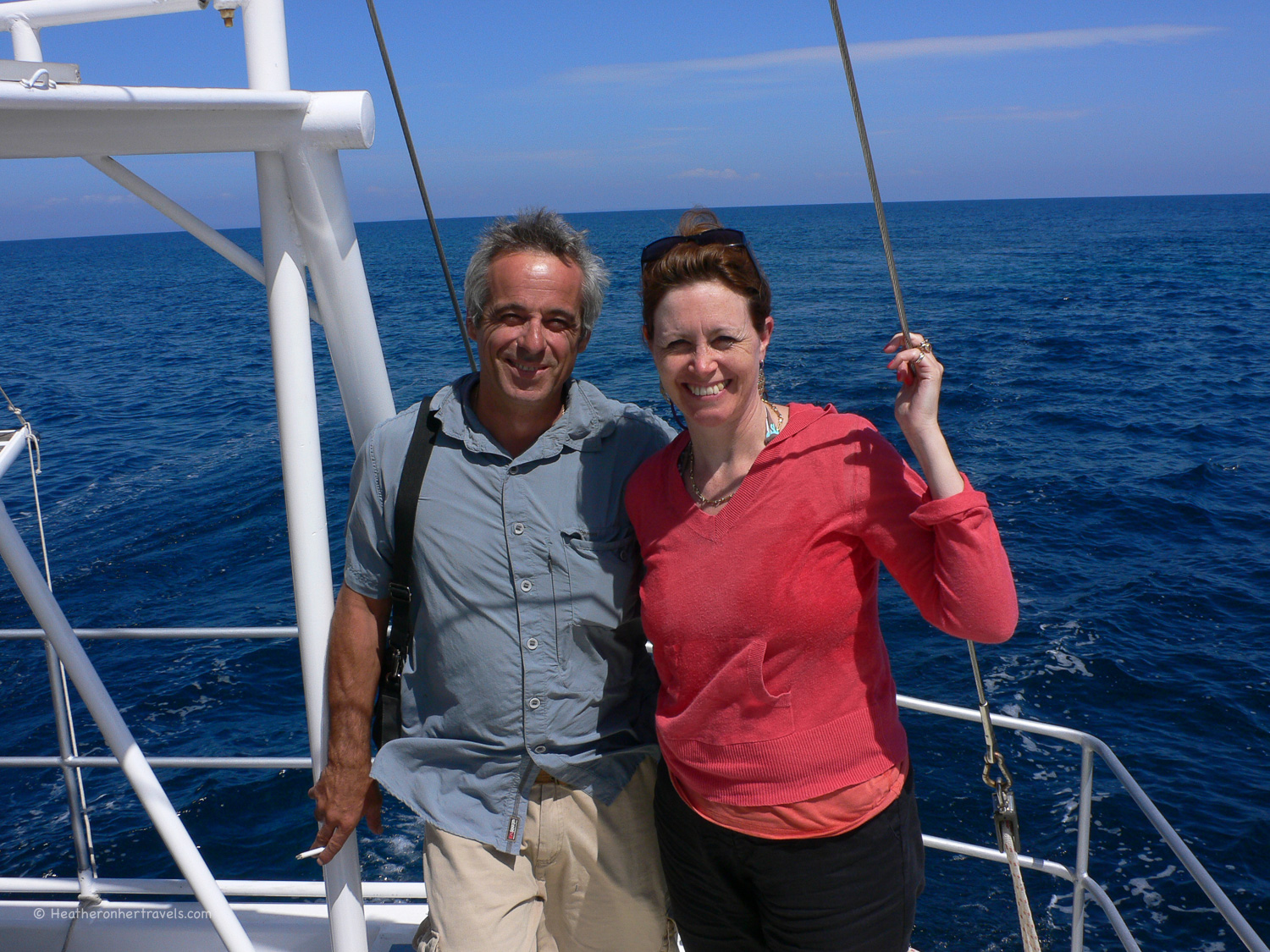 Heather with Yannis from Nature world travel