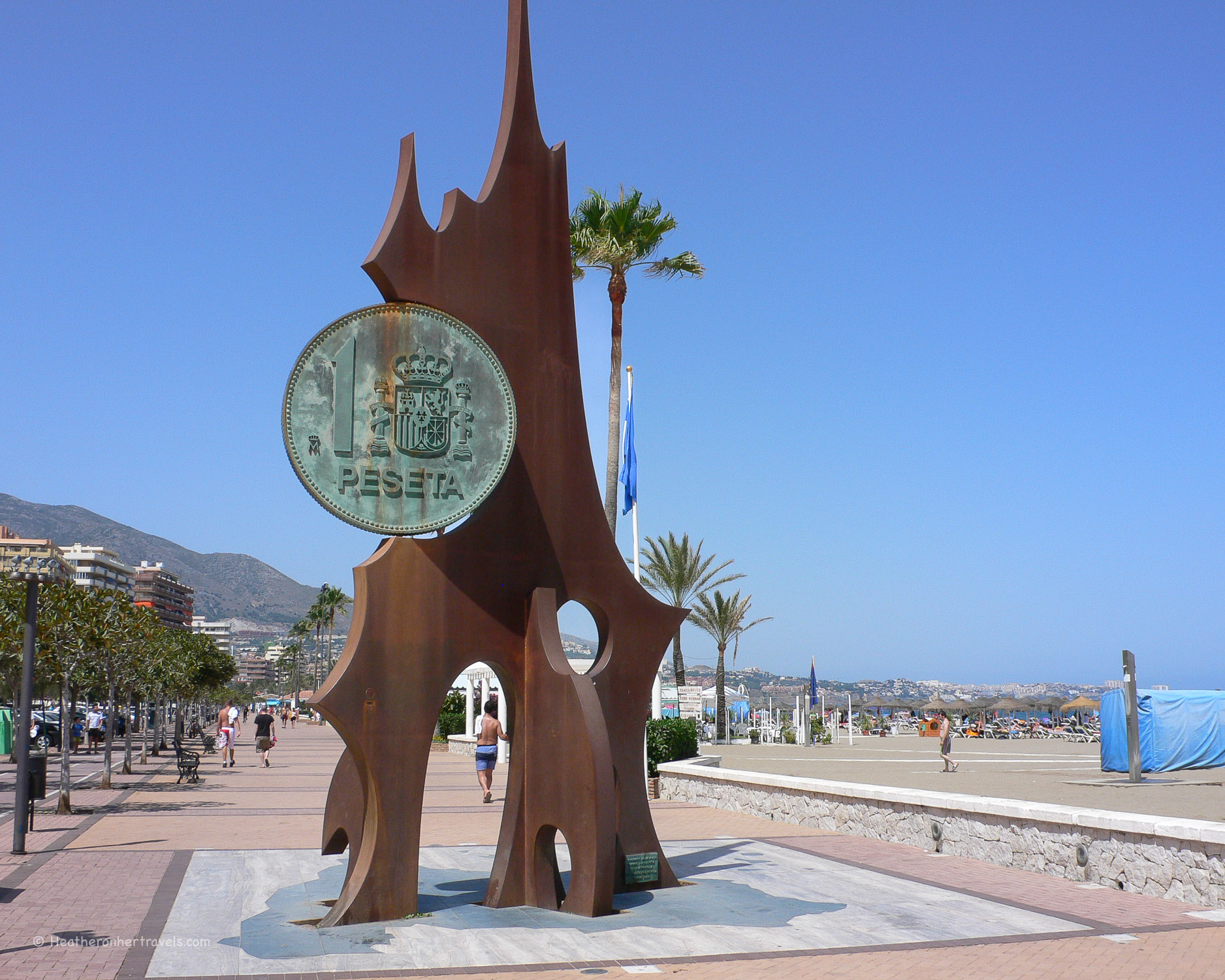 Fuengirola beach Costa del Sol Spain © Heatheronhertravels.com