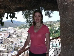 Heather in the cave in Ojén near Marbella