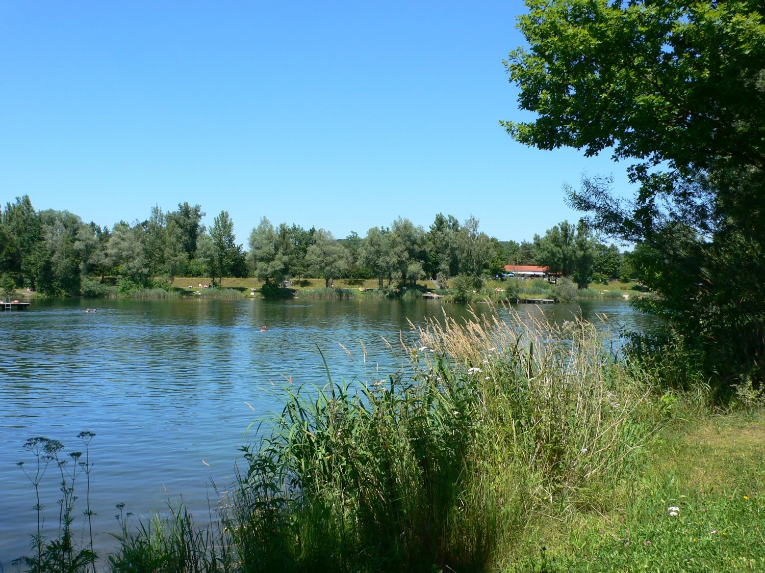 Lake at Perach near Altotting in Bavaria, Germany Photo Heatheronhertravels.com