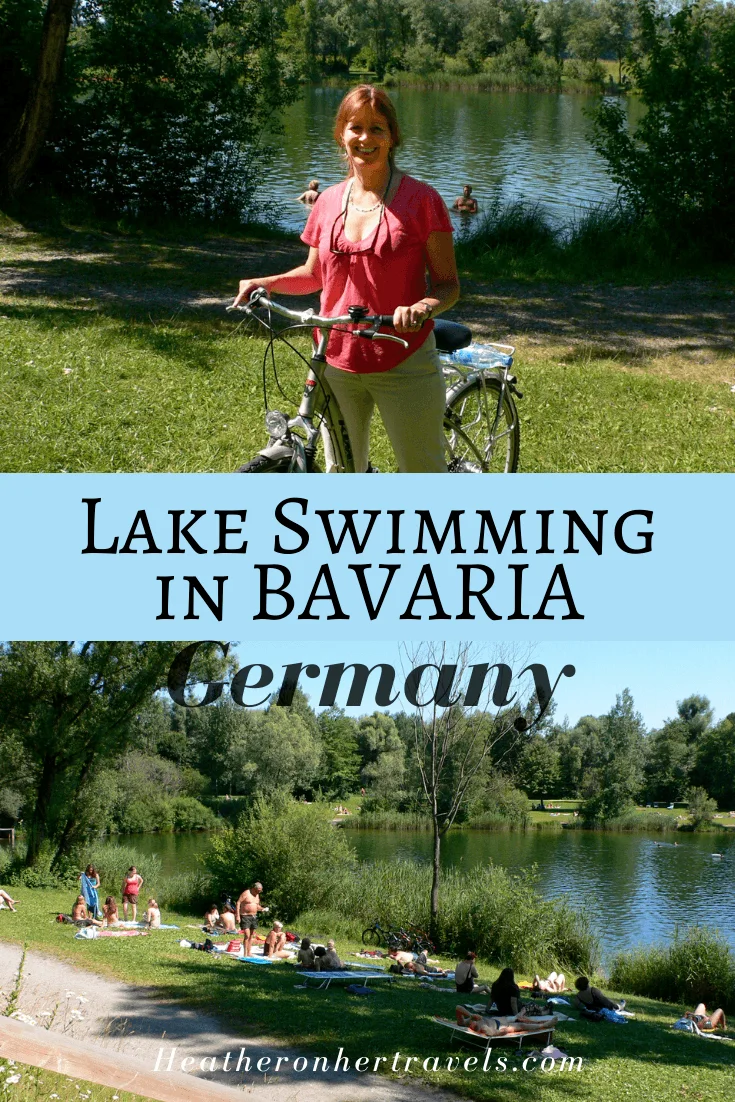 Lake swimming in Bavaria, Germany