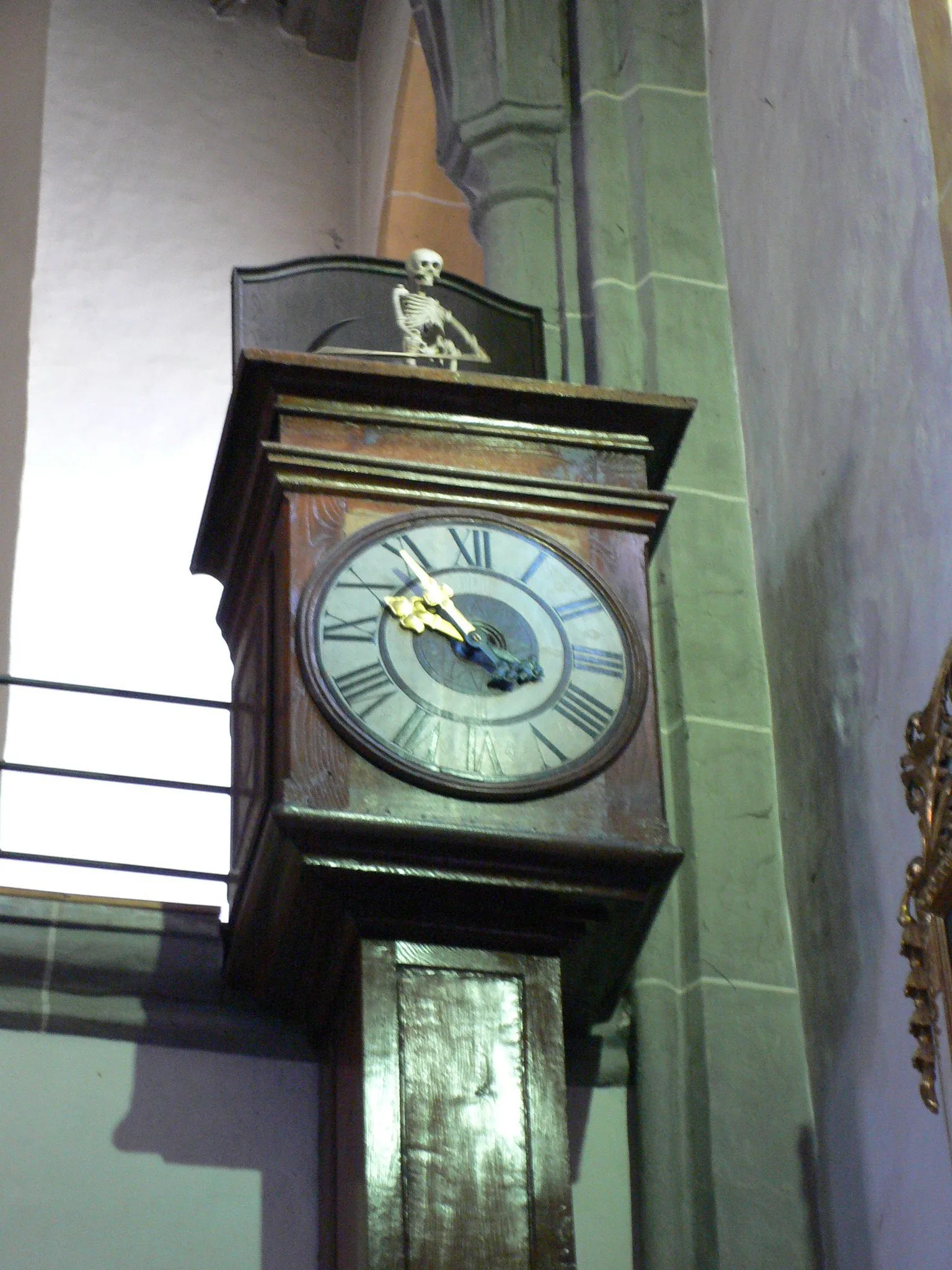 Tod von Eding clock at Altötting, Germany Photo Heatheronhertravels.com
