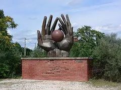 At Memento Park near Budapest