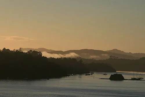 Bay of Islands in New Zealand