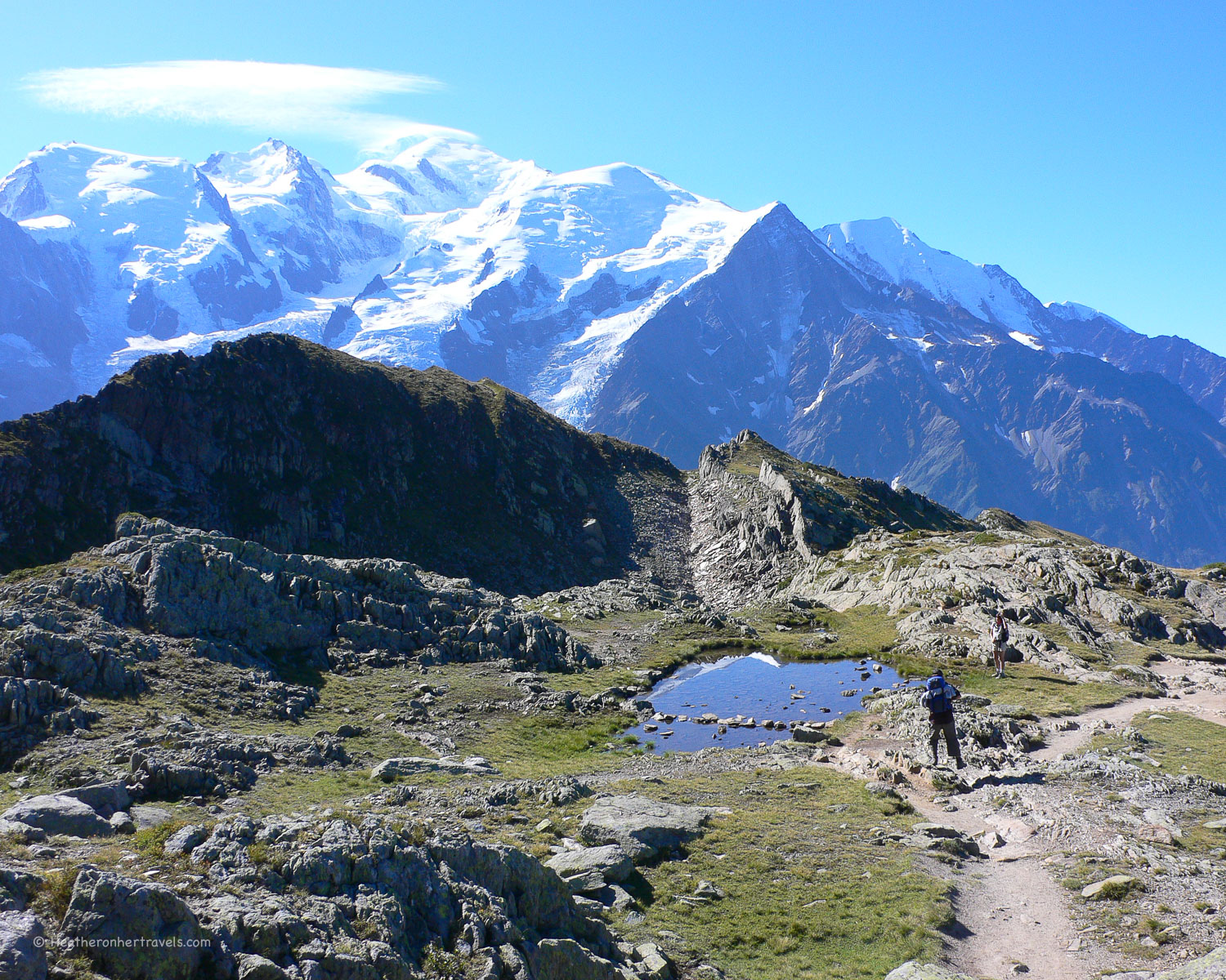 Lake below Brévent near Chamonix