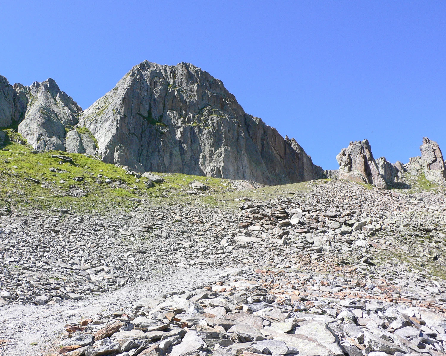 Path below Brévent