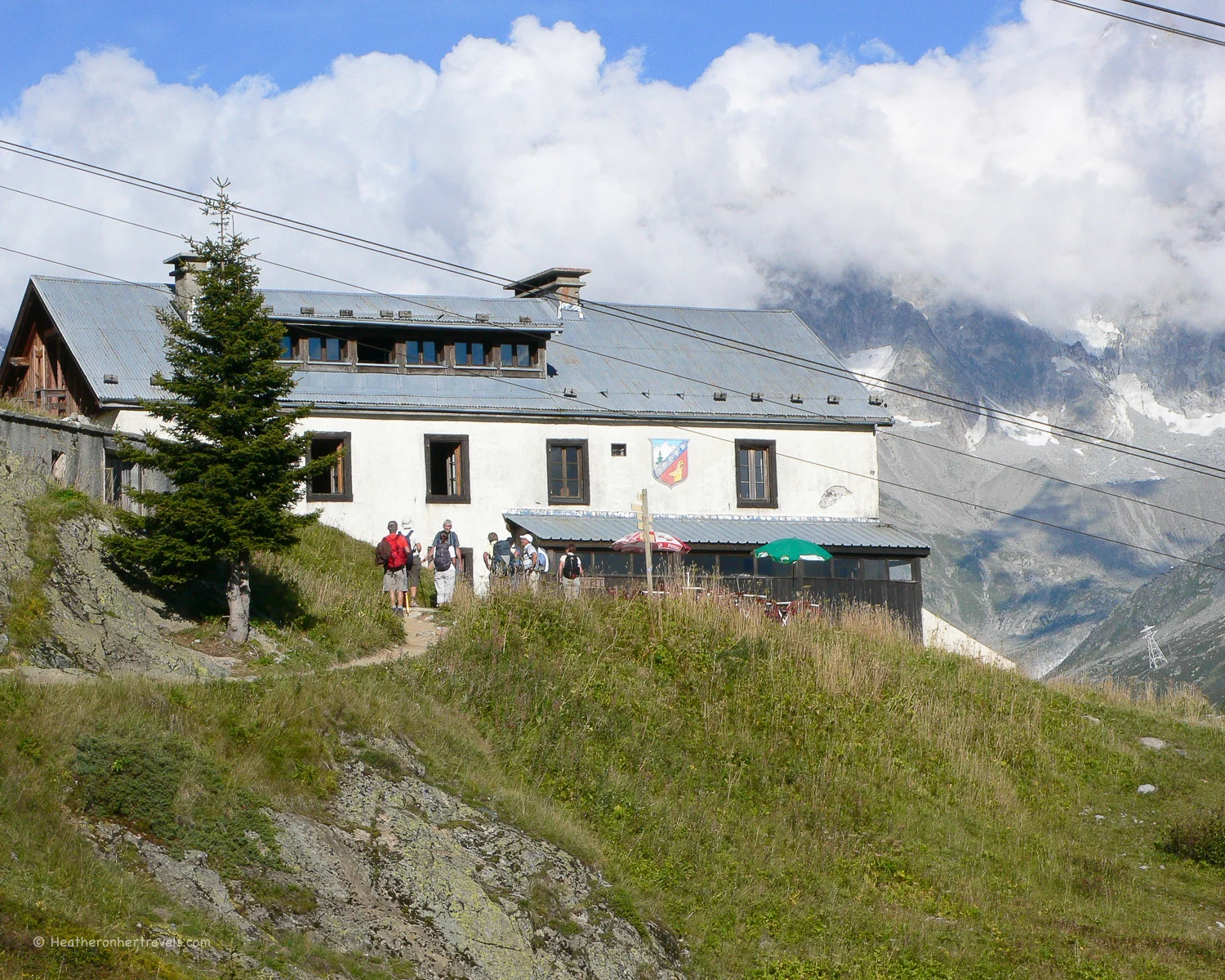 Refuge la Flégère above Chamonix