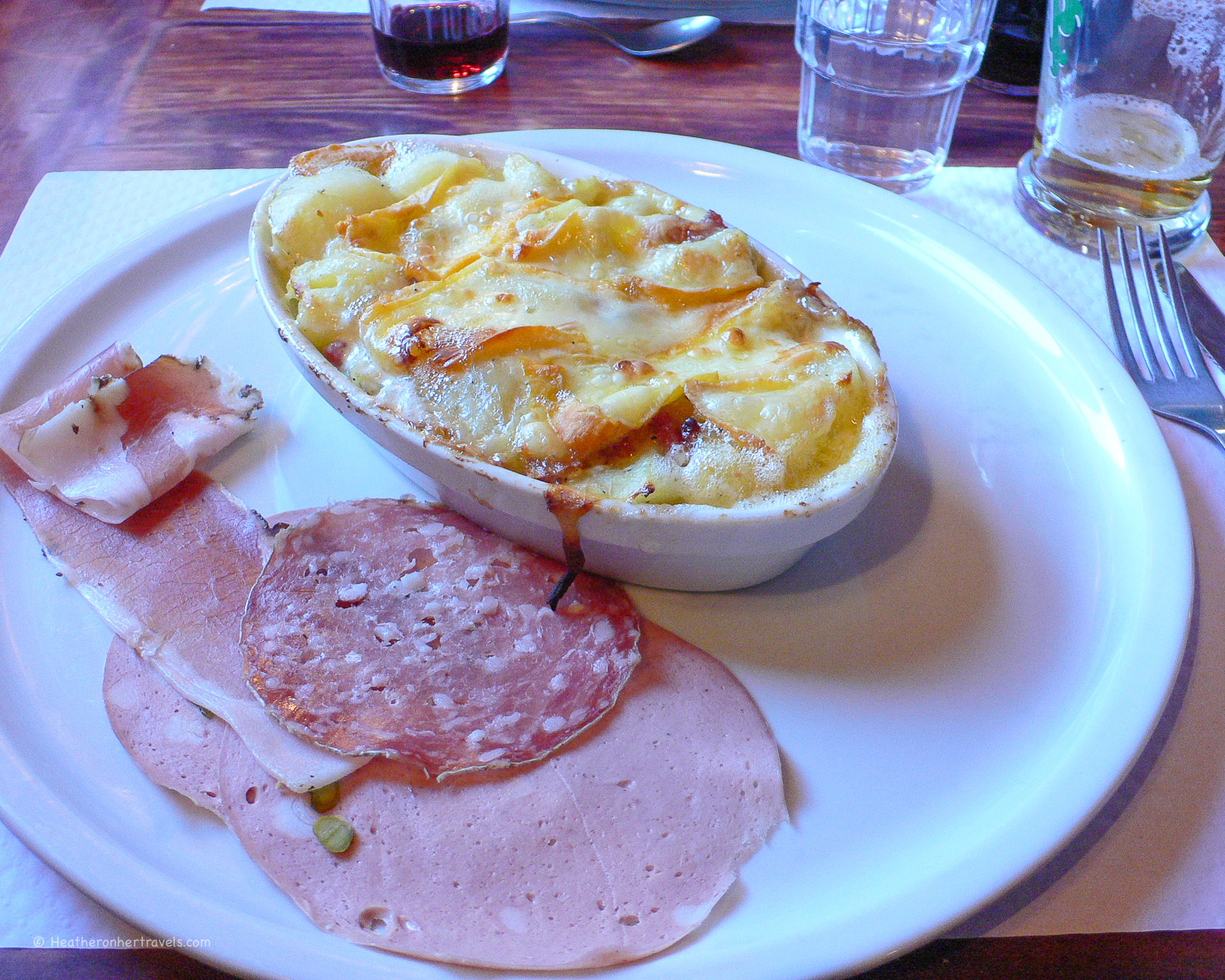 Tartiflette at Refuge la Flégère