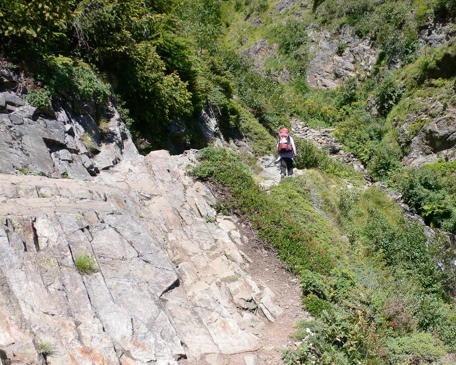 Walking from Les Houches to Refuge de Bellachat