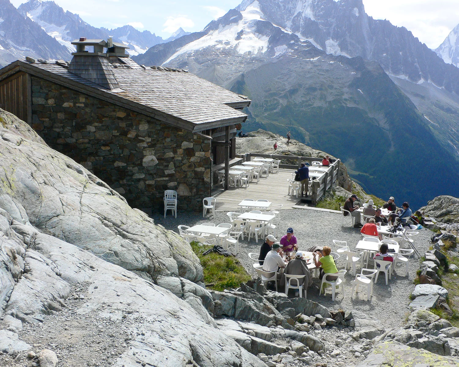 Refuge du Lac Blanc above Chamonix