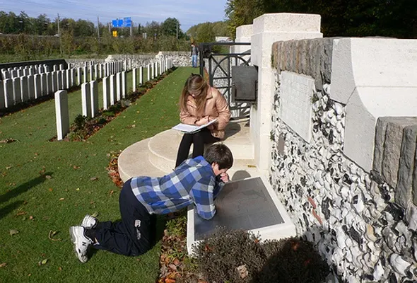 Crump Trench Cemetery, nr Arras, France