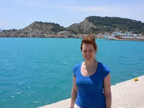 In Zante town harbour, Zakynthos, Greece