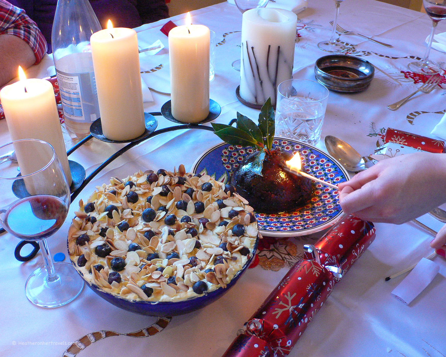 Trifle and Christmas pudding